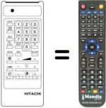 Replacement remote control Hitachi CST2075