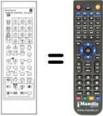 Replacement remote control Hitachi C28P510VT