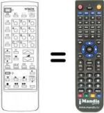 Replacement remote control Hitachi CL2846TAN