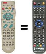 Replacement remote control Hitachi 32PD2100
