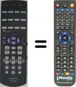 Replacement remote control Hitachi 60SX8B