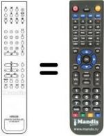 Replacement remote control Hitachi RC4403 / 01