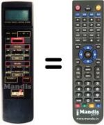 Replacement remote control Amstrad DD9901