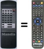 Replacement remote control Denon DRA265R