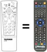 Replacement remote control REMCON877
