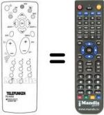 Replacement remote control REMCON371
