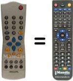 Replacement remote control REMCON1301