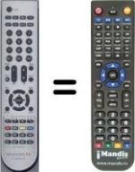 Replacement remote control RC-DWW02-V01