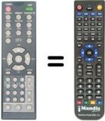 Replacement remote control REMCON640