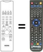 Replacement remote control Nokia 7174TOP