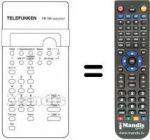 Replacement remote control Telefunken A320S