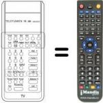 Replacement remote control Telefunken A440V