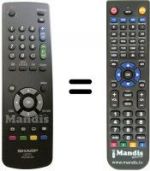 Replacement remote control GA544WJSA