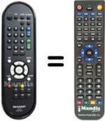 Replacement remote control GA607WJSA