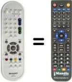 Replacement remote control GA607WJSB