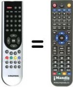 Replacement remote control Grundig RCH5J52