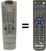 Replacement remote control RC45