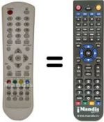 Replacement remote control Telesystem 27YOUNG