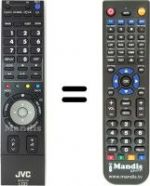 Replacement remote control JVC LT-32DE9BU