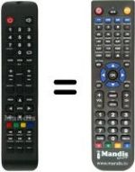 Replacement remote control 24HL5309F