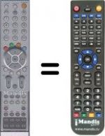 Replacement remote control Humax DR-003S