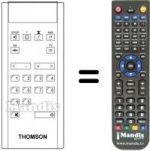 Replacement remote control Thomson 249456