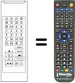 Replacement remote control Melectronic PP5500