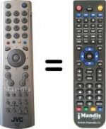 Replacement remote control JVC LT-20DA7SK