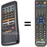 Replacement remote control Sanyo C14EH85