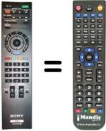 Replacement remote control Sony REMCON065