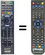 Replacement remote control REMCON181