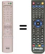 Replacement remote control Sony KV-29FQ76K