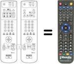 Replacement remote control Sony KV-32DS65U