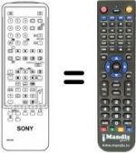 Replacement remote control Sony KVX-2130B