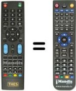 Replacement remote control THES LTW42W71A