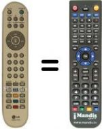 Replacement remote control LG AKB30377803