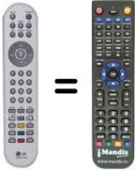 Replacement remote control LG 23LC1R-ZB