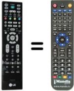 Replacement remote control LG MKJ32022806