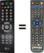 Replacement remote control LG MKJ33981404