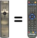 Replacement remote control LG RT34FB11RB