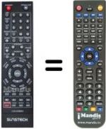 Replacement remote control REMCON1245