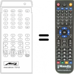 Replacement remote control Metz MECATRON 7212