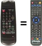 Replacement remote control Funai 17A-211