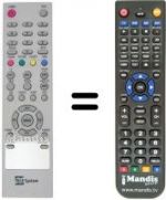 Replacement remote control Telesystem TS19WIDE