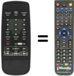 Replacement remote control Philips VR46507