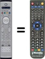 Replacement remote control Philips 50PF9967D / 10
