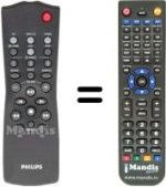 Replacement remote control Philips FWC399