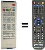 Replacement remote control Philips 42PF7320 / 98