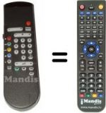 Replacement remote control Philips 28PT410A-16