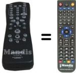 Replacement remote control Philips VR400-58